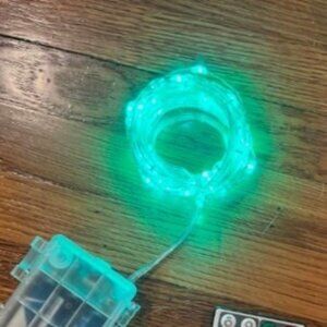 Fairy Lights Battery Operated, 20 FT 60 LED Silver Wire